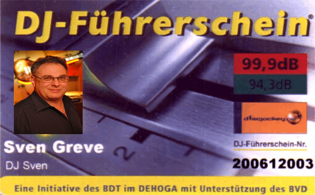 DJ Sven - Svens Discothek - DJ Führerschein